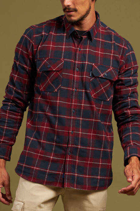 CAMISA JENA POLANCO Navy / Bordo