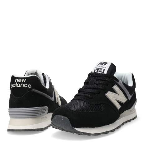 Championes de Hombre New Balance 574 Negro - Beige