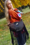 Bellaca Bag Cowhide Liso / Azul