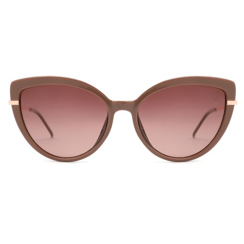 Lentes de Sol Chilli Beans Georgia Cat Beige