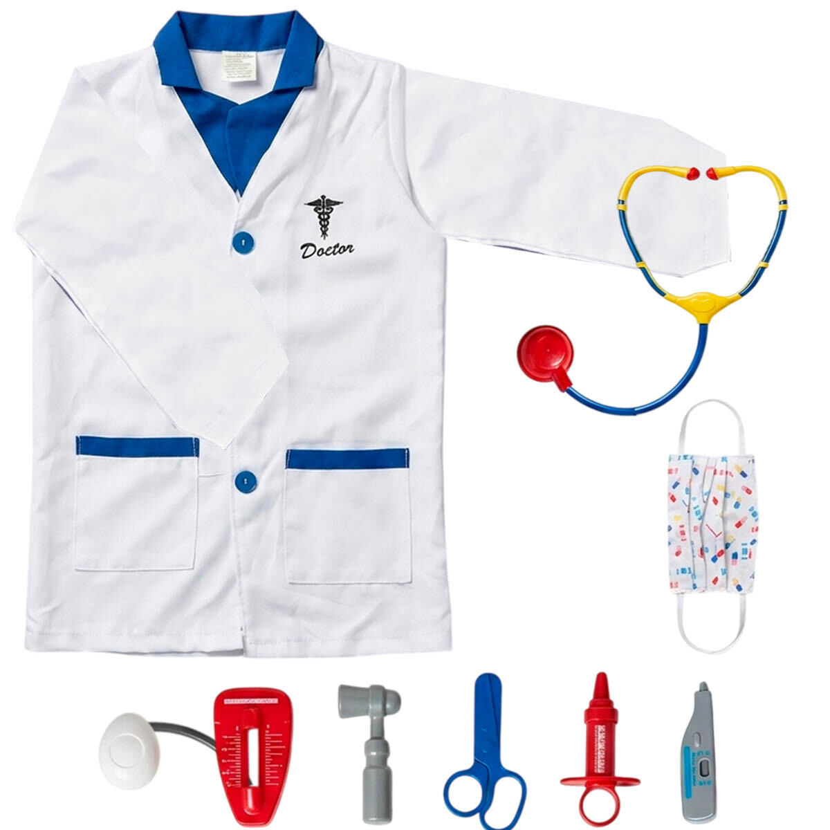 Set Disfraz Completo Doctor Oficio + Accesorios 