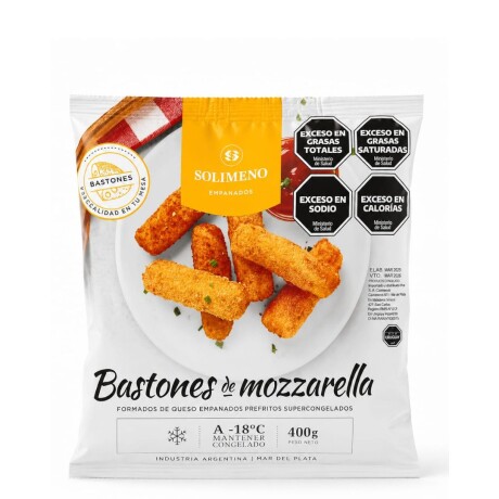 BASTONES DE MUZZARELLA SOLIMENO 400GRS BASTONES DE MUZZARELLA SOLIMENO 400GRS