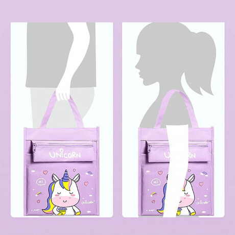 Bolso Escolar P/útiles Multiuso Cartuchera Infantil Rosa