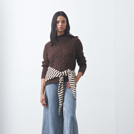 POLERA LINARES Chocolate