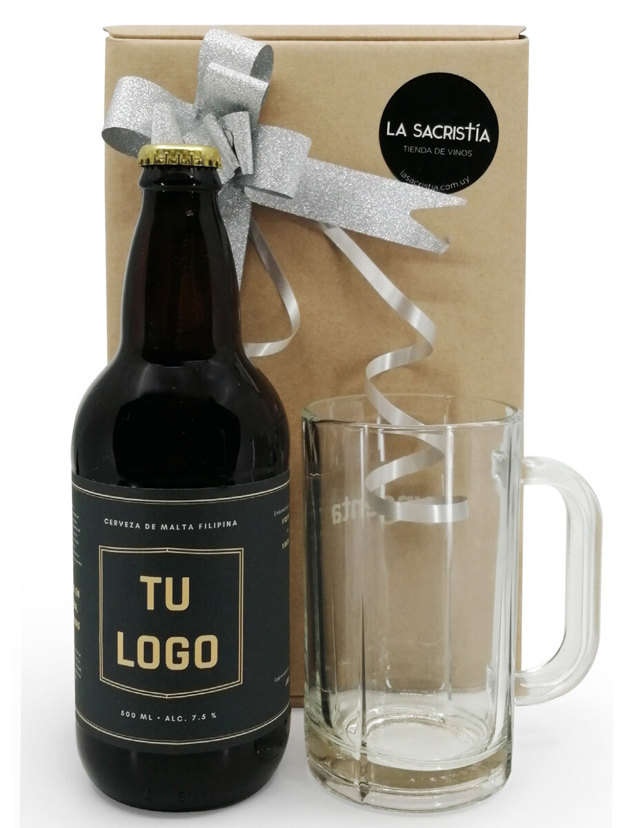 Gift Box - cerveza artesanal personalizada+ jarra 