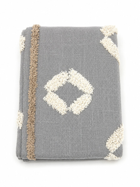 MANTA DECORATIVA PRINT BEIGE