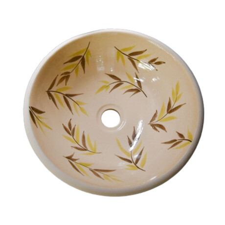 BACHA ELIPTICA DE APOYO VERDE BAMBU 35X11 000