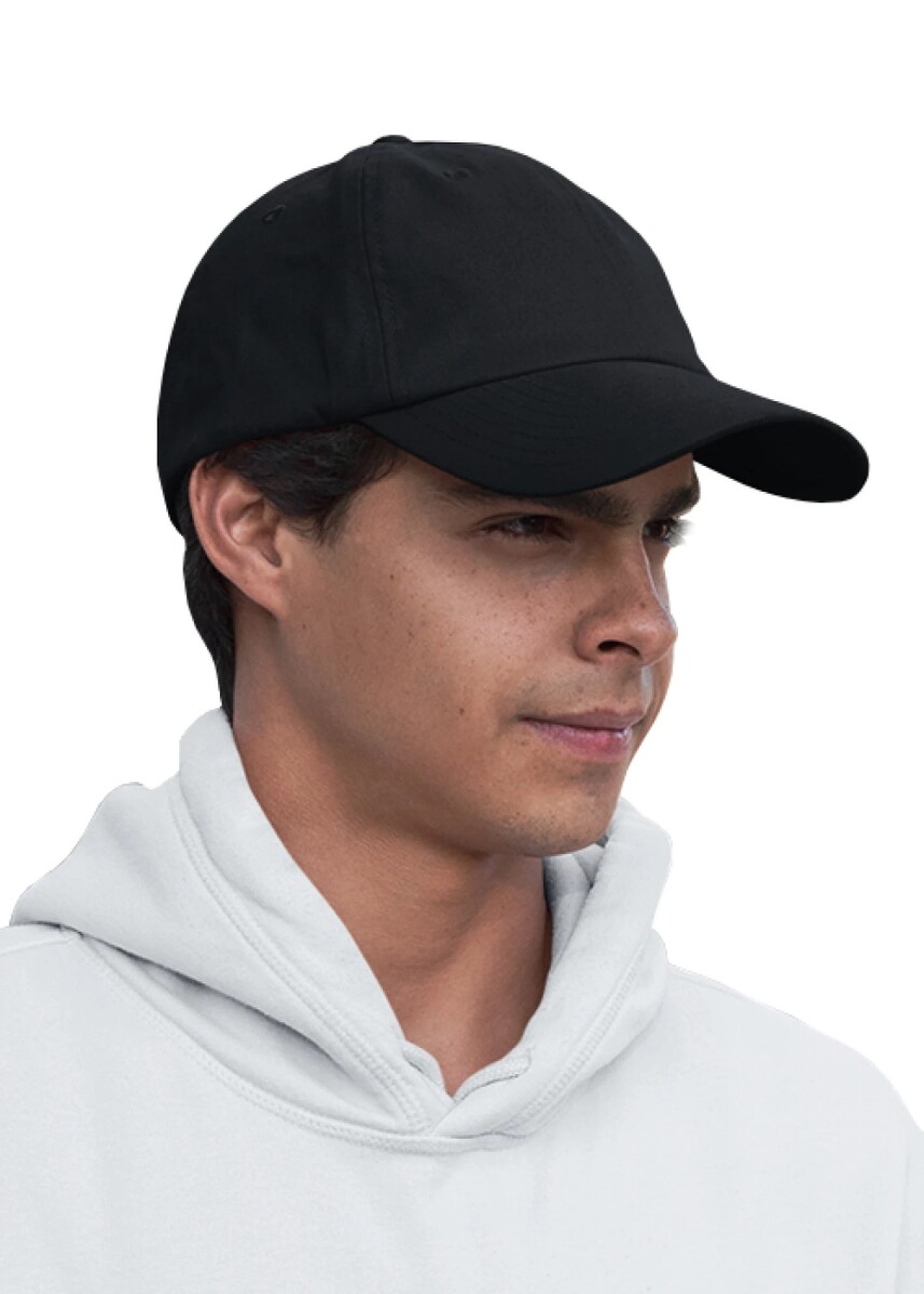 Gorro visera broche - Negro 