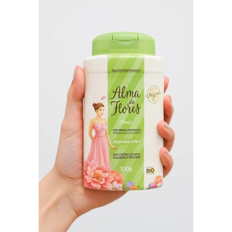 Talco Perfumado Alma de Flores Original 100G 001