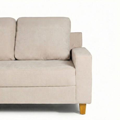 Rinconera Lucci - Tela Microfibra - Chaise izquierdo Berlin 02 (Beige)