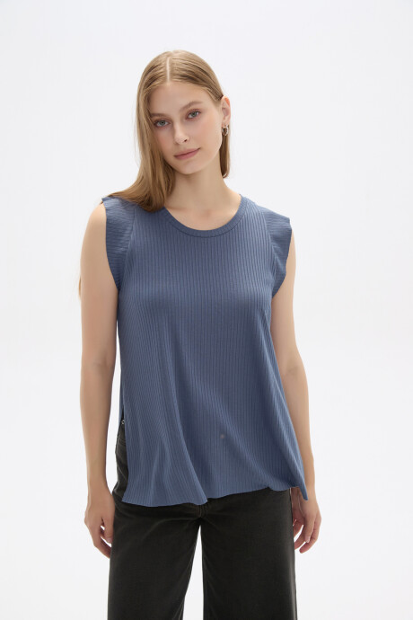 Remera Mazatlan Azul Piedra