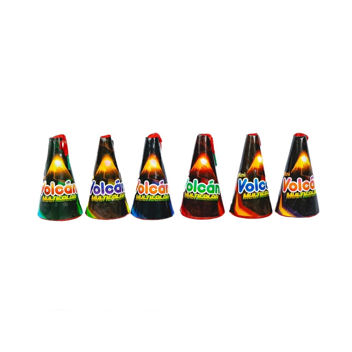 VOLCAN (MP) 3´´MINI MULTICOLOR 8CM 6pcs 