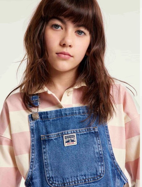 JARDINERO INFANTIL DE JEANS AZUL