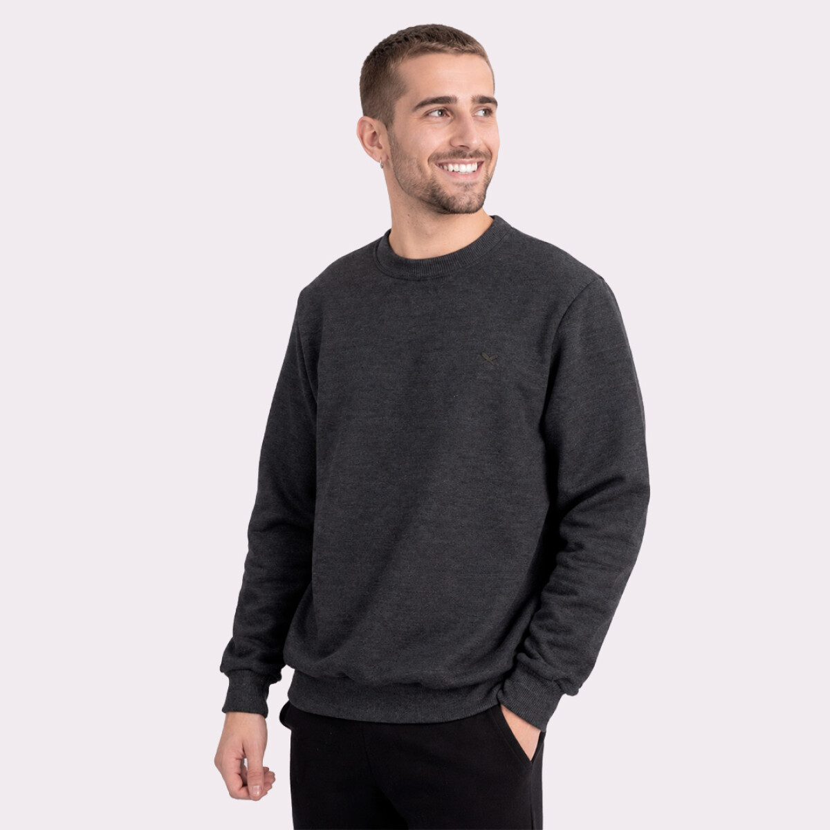 BUZO DEPORTIVO ADULTO UNISSEX - GRIS OSCURO 