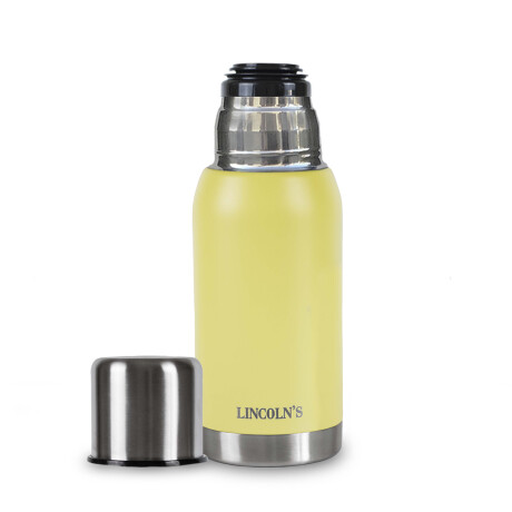 TERMO 750 ml CERBERUS AMARILLO PASTEL_