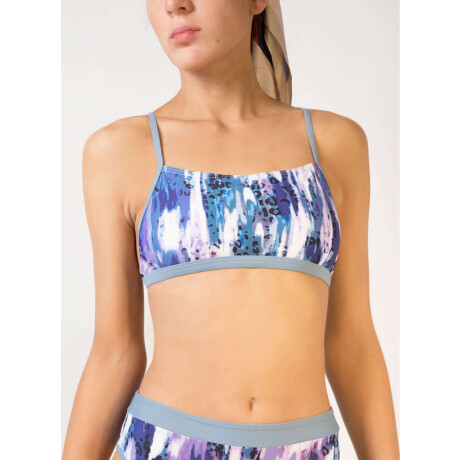 Top olana estampado Animal art