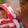 Toalla poncho swim essentials anclas
