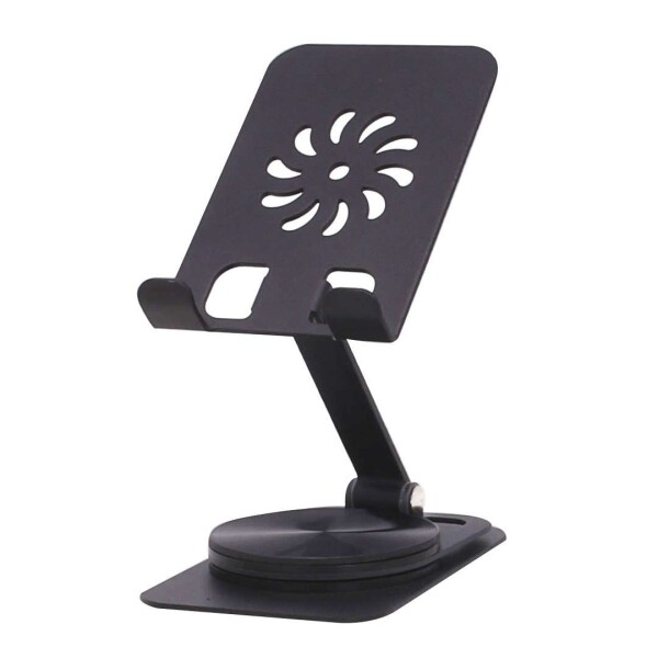 Soporte Base Porta Celular Escritorio Mesa Ajustable 360 Color Variante Negro
