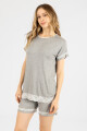 SOLANGE PIJAMA LACE GRIS MELANGE