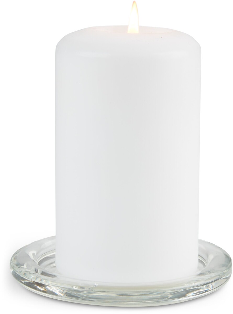 Bandeja cristal GEORG Ø11cm para velas 