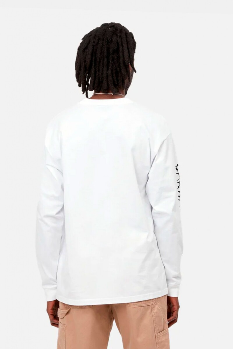 L/S Static Magic T-Shirt White Blanco