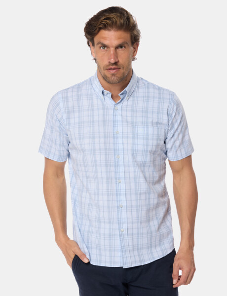 CAMISA SPORT A CUADROS Piedra