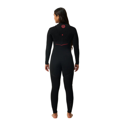 Traje Rip Curl Flash Bomb Fusion Chest Zip 4/3 - Negro Traje Rip Curl Flash Bomb Fusion Chest Zip 4/3 - Negro