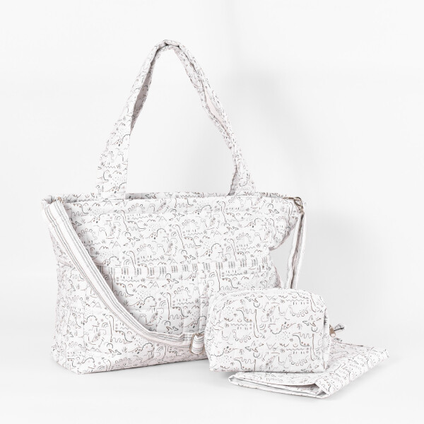 Bolso Bebe Kai II Dinos Beige