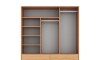 Ropero 3 Puertas - Madera Maciza Pino/Gris - Square Ropero 3 Puertas - Madera Maciza Pino/Gris - Square