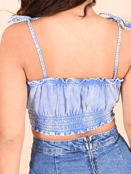 BLUSA HORTENCIA AZUL CLARO