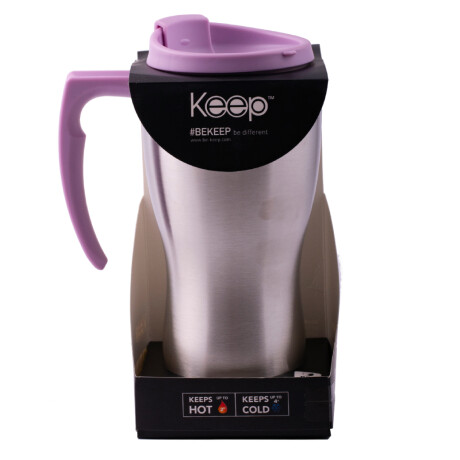 Mug Keep en Caja 470ML para Frío y Calor LILA