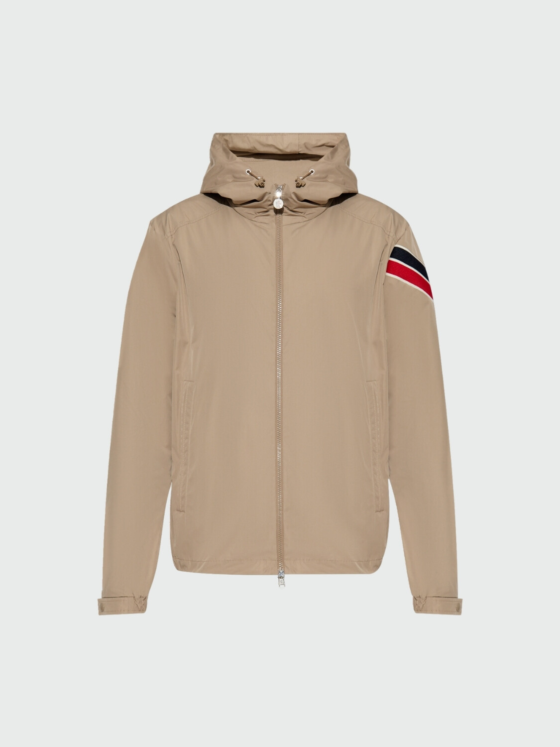 Moncler - Rompevientos con capucha, Claut Marfil