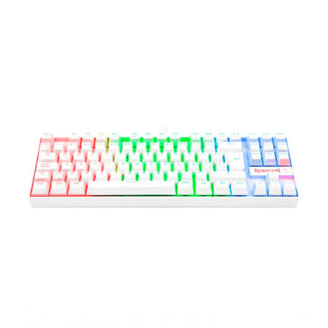 Teclado Gamer Redragon Kumara White RGB Switch Blue Teclado Gamer Redragon Kumara White RGB Switch Blue