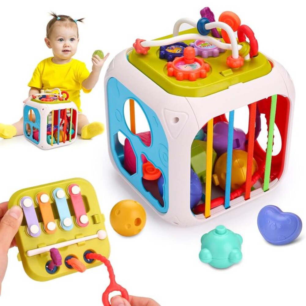 Cubo de actividades 7 en 1 montessori BUBA Cubo de actividades 7 en 1 montessori BUBA