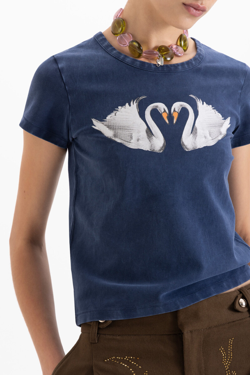 Remera Swan Azul
