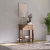 Mesa De Luz Madera Alta Nogal Linea Rustica Mesa De Luz Madera Alta Nogal Linea Rustica