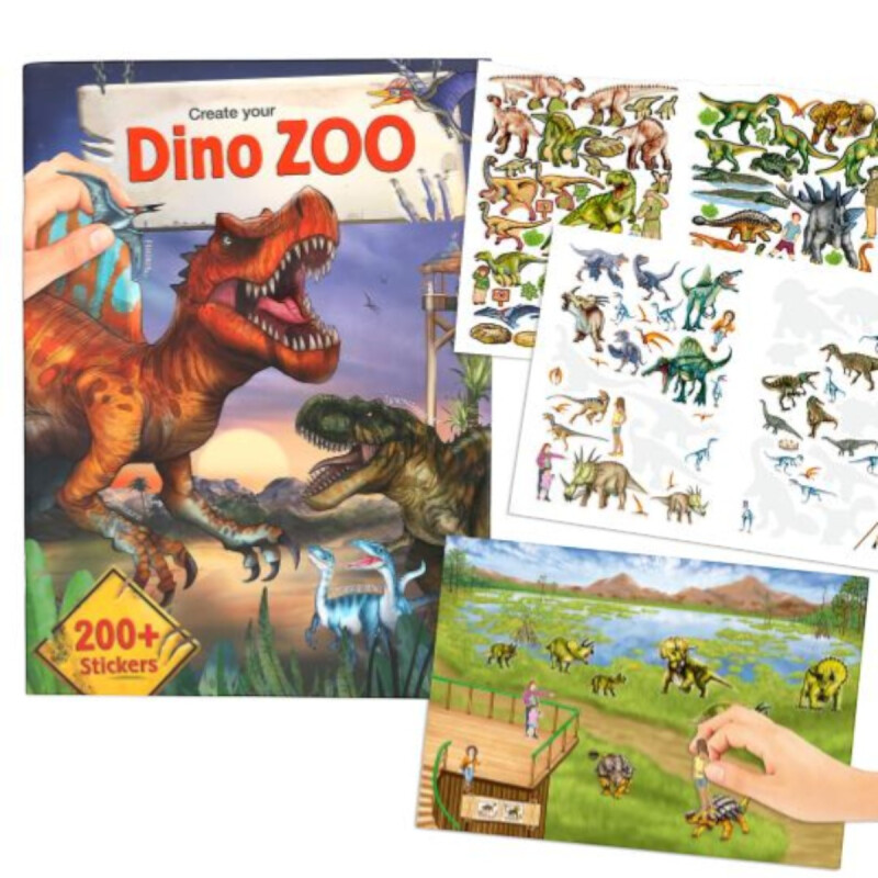Libro de Stickers Create Your Dino Zoo Libro de Stickers Create Your Dino Zoo
