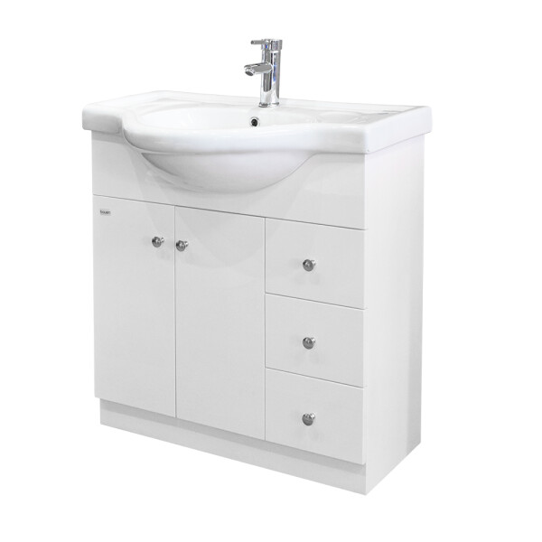 MUEBLE DE BAÑO BLANCO CON BACHA Mueble De Baño Blanco Con Bacha