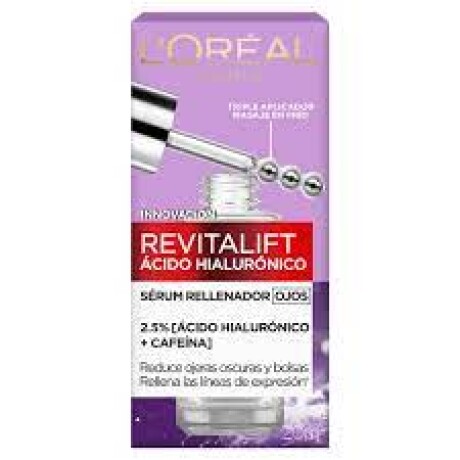 L`orèal Revitalift Àcido Hialurònico Sèrum Rellenador Ojos 20ml L`orèal Revitalift Àcido Hialurònico Sèrum Rellenador Ojos 20ml