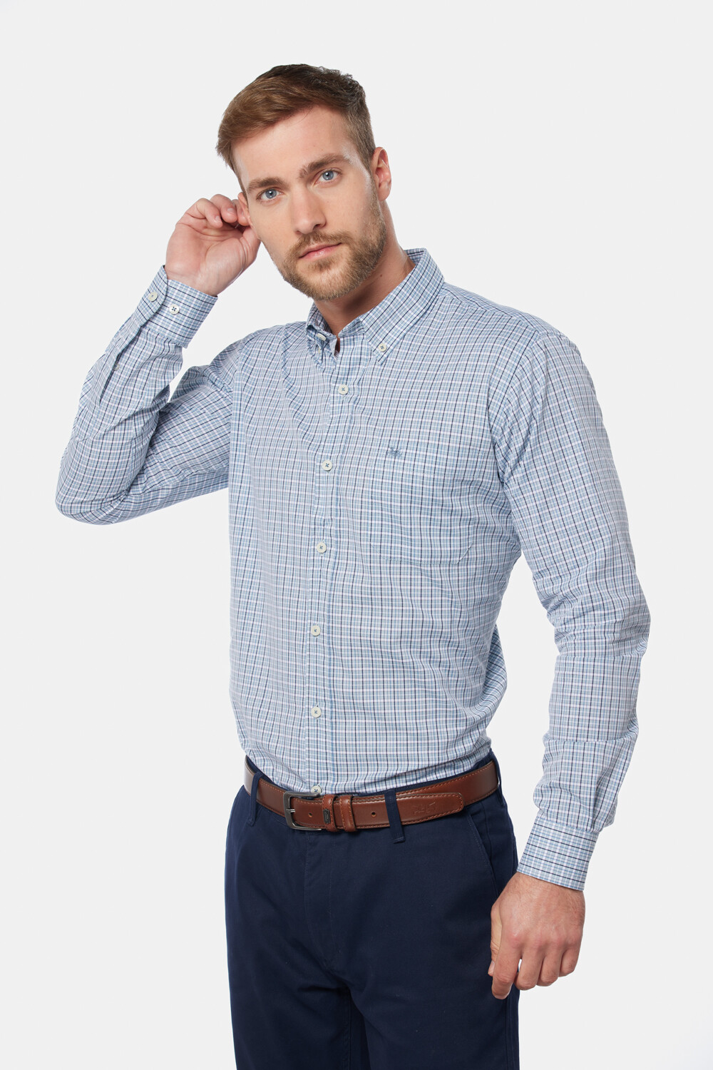 CAMISA SPORT A CUADROS Verde
