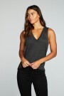 TRIBLEND JERSEY V NECK DEEP AR Negro