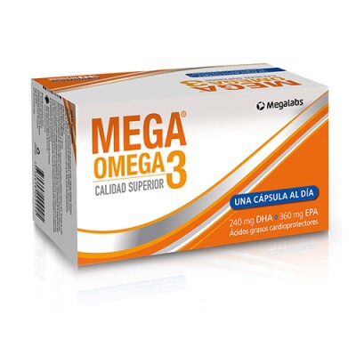 Mega Omega 3. 30 Caps. Mega Omega 3. 30 Caps.