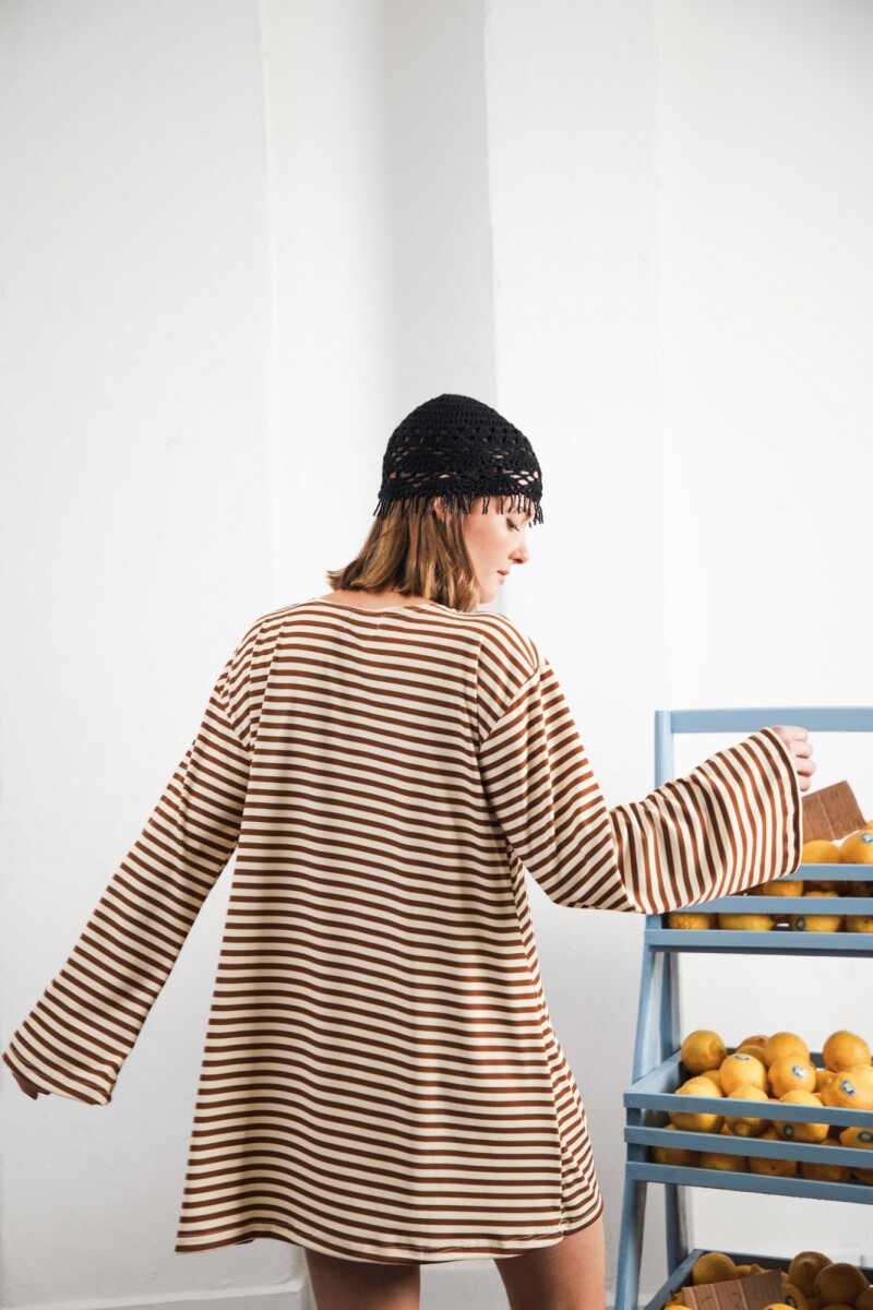 Vestido Sereno Marrón