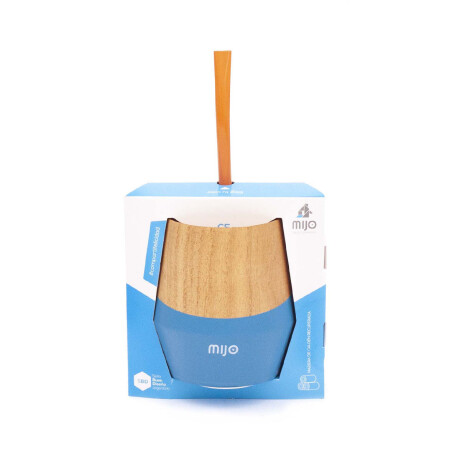 Mate de madera Azul Sc
