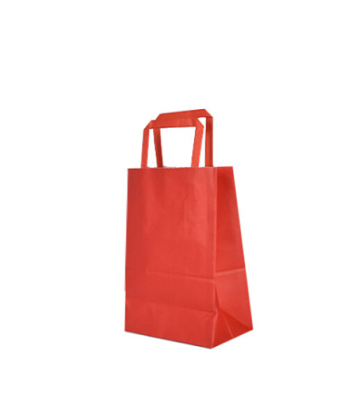 Bolsa lisa acuario 14x08x20 cm ROJO