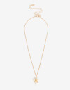 Cadena Corta con Dije Con Dijes Collar Con Dije Btánico - Dorado