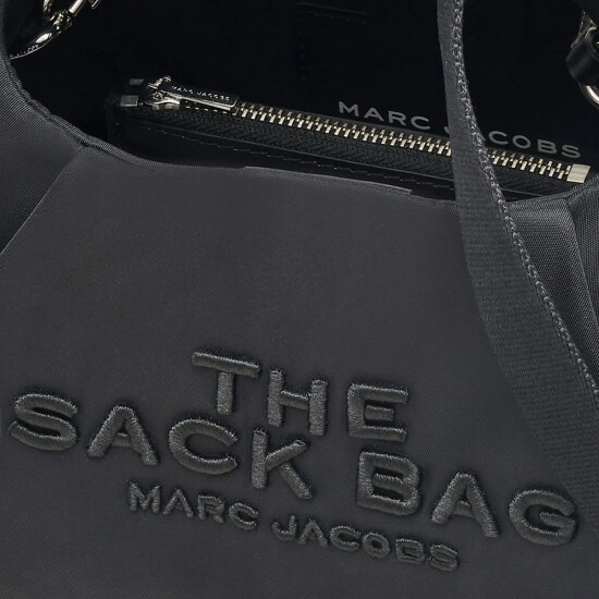 MARC JACOBS - THE BOW NYLON SACK BAG Negro