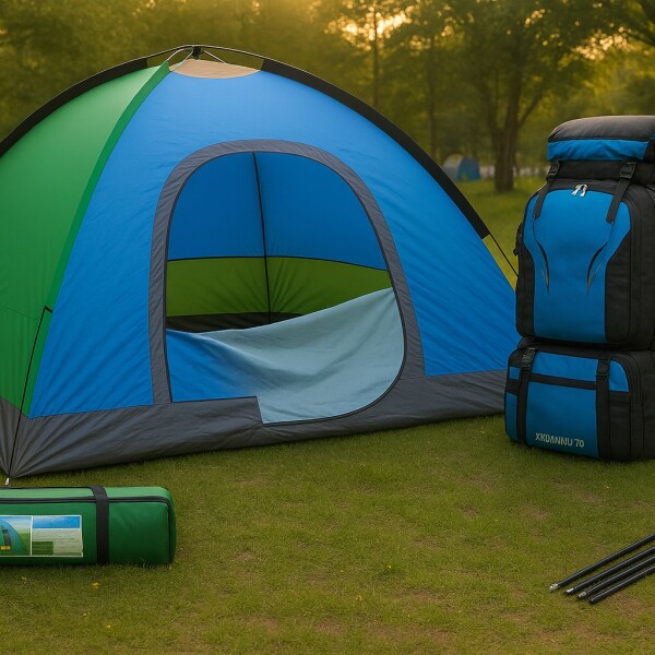 Carpa 2x2 Con Mochila Set Para Camping Carpa 2x2 Con Mochila Set Para Camping