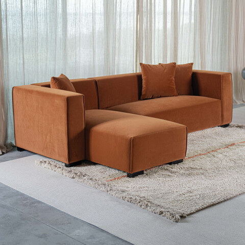 Sofá Nashville Caramelo - Chaise derecho