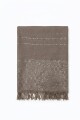 Pashmina brillos topo